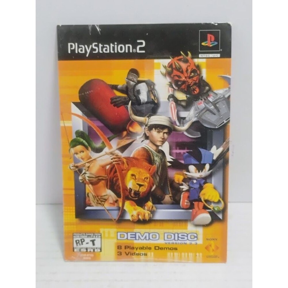 SONY PLAYSTATION 2 PS2 DEMO DISC VERSION 2.3 ICO COOL BOARDERS ETC NEW SEALED